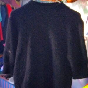 Fuzzy black sweater